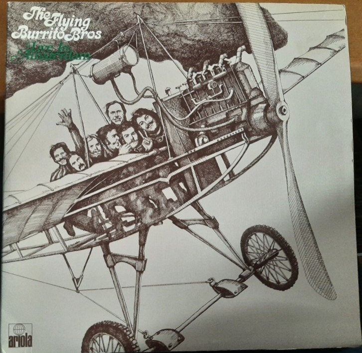 Flying Burrito Bros – Live In Amsterdam 2 LP 1973 Bluegrass, Ophalen, Gebruikt, 12 inch