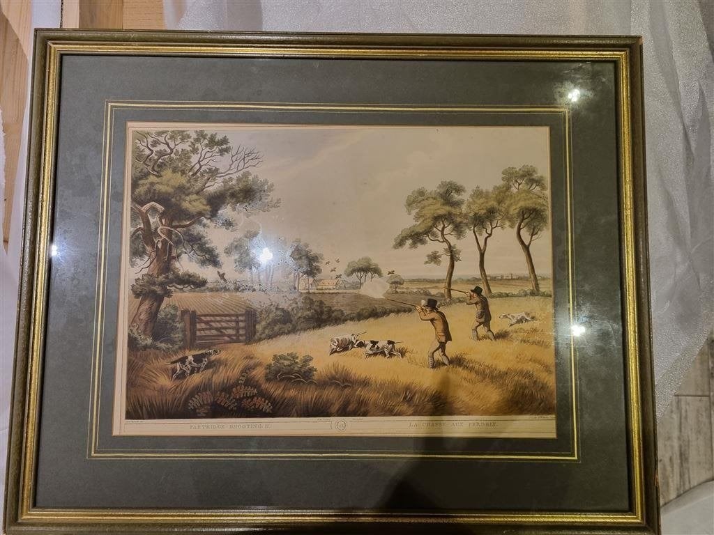2x schilderij J. Godby & H. Merke, Ophalen of Verzenden, Achter glas