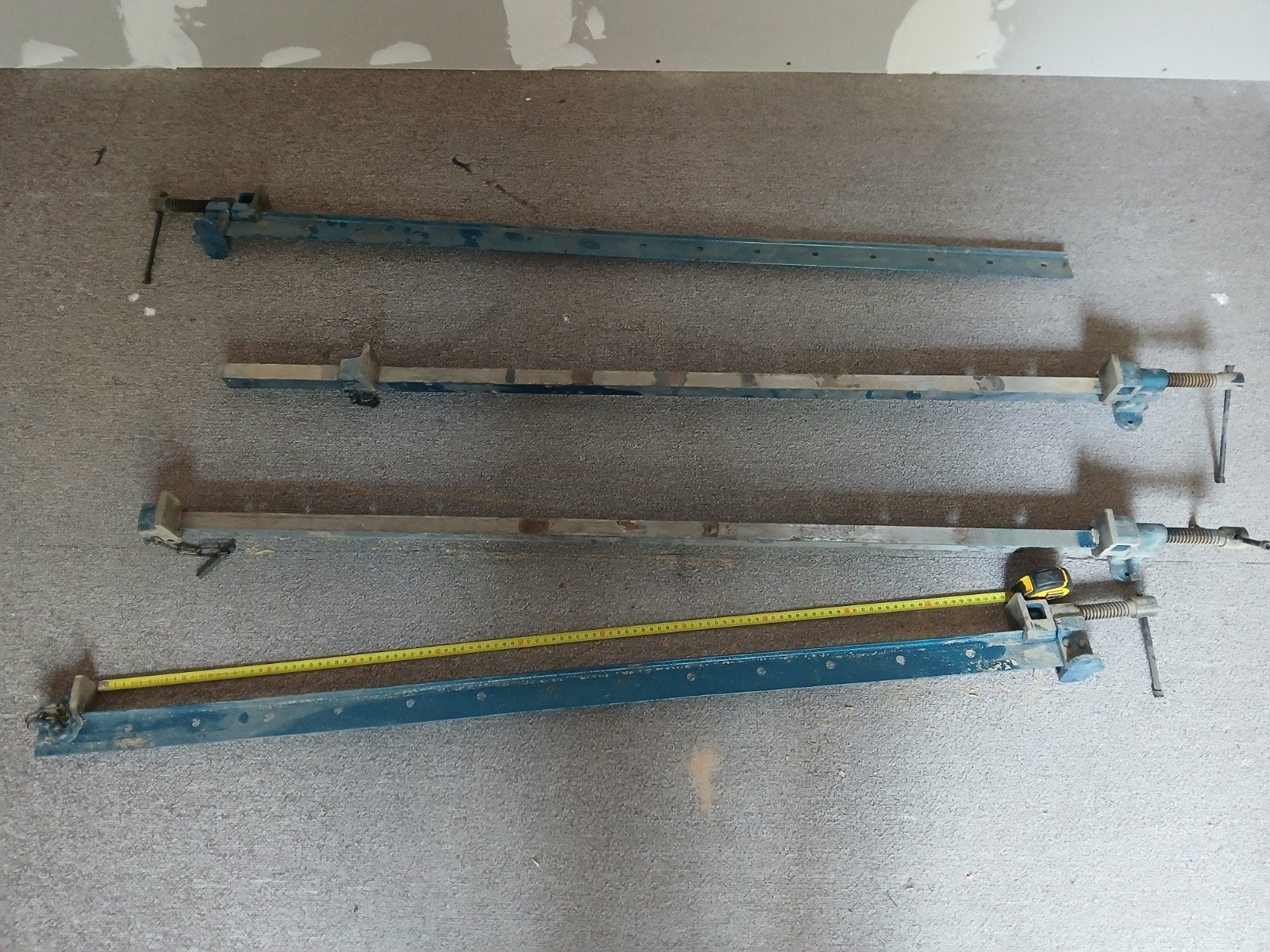 4 hbm lijmklemmen, Ophalen, 250 mm of meer