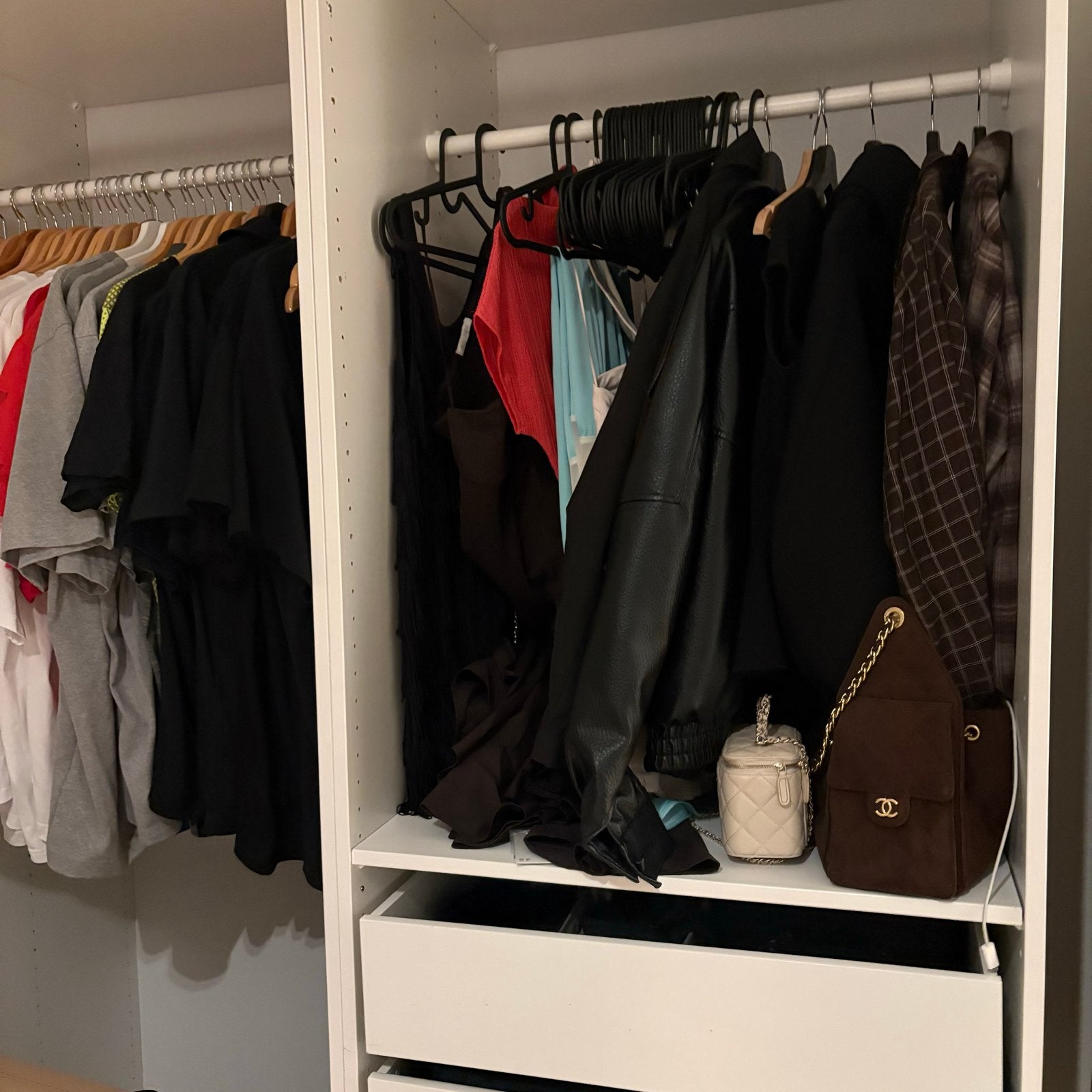 IKEA Pax basis element met planken en kledingrek, Ophalen, Met plank(en), Gebruikt, 200 cm of meer