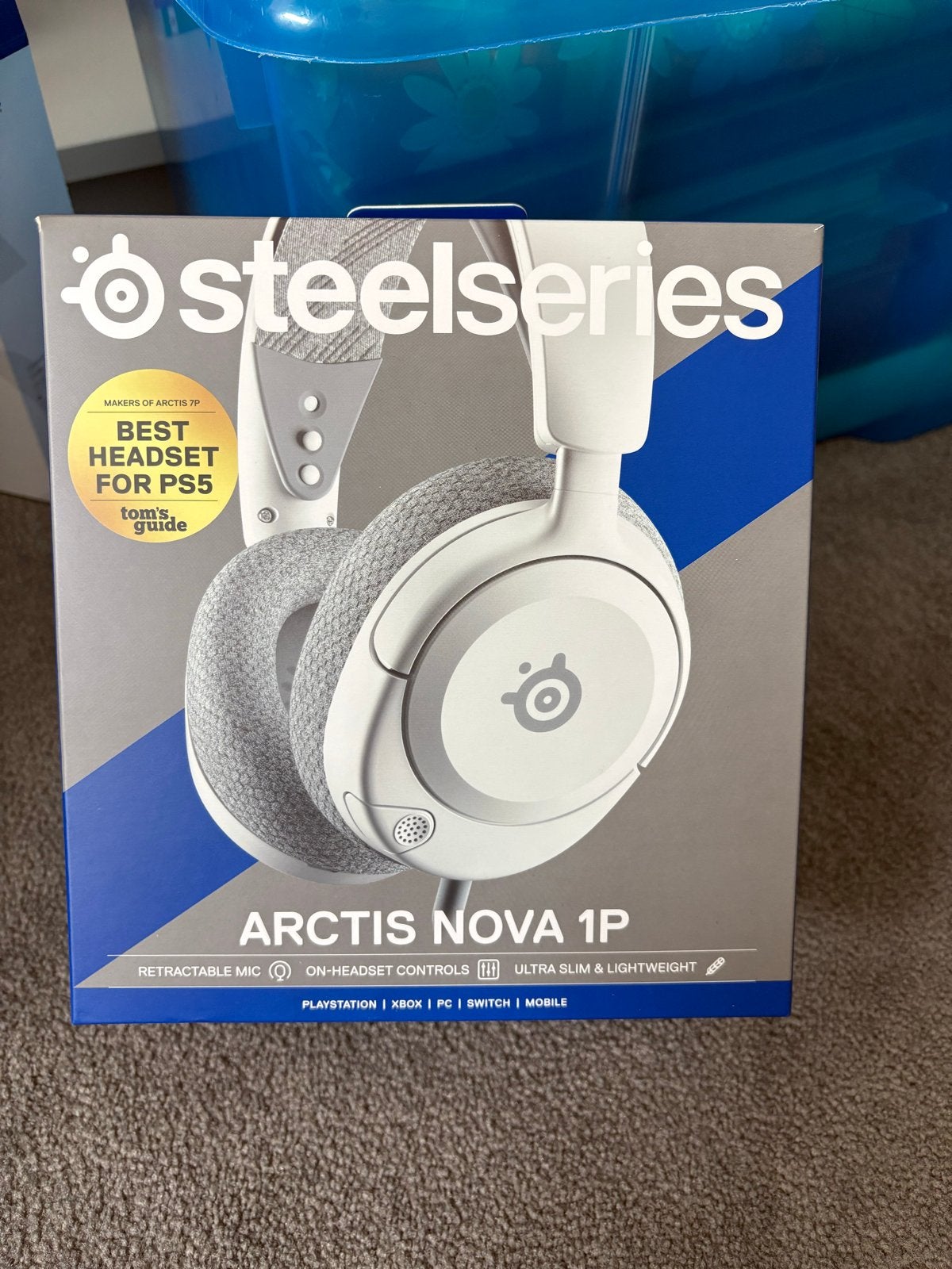SteelSeries Arctis Nova 1P Gaming Headset - Zo goed als nieu, Gaming, Ophalen of Verzenden, Zo goed als nieuw, Wit