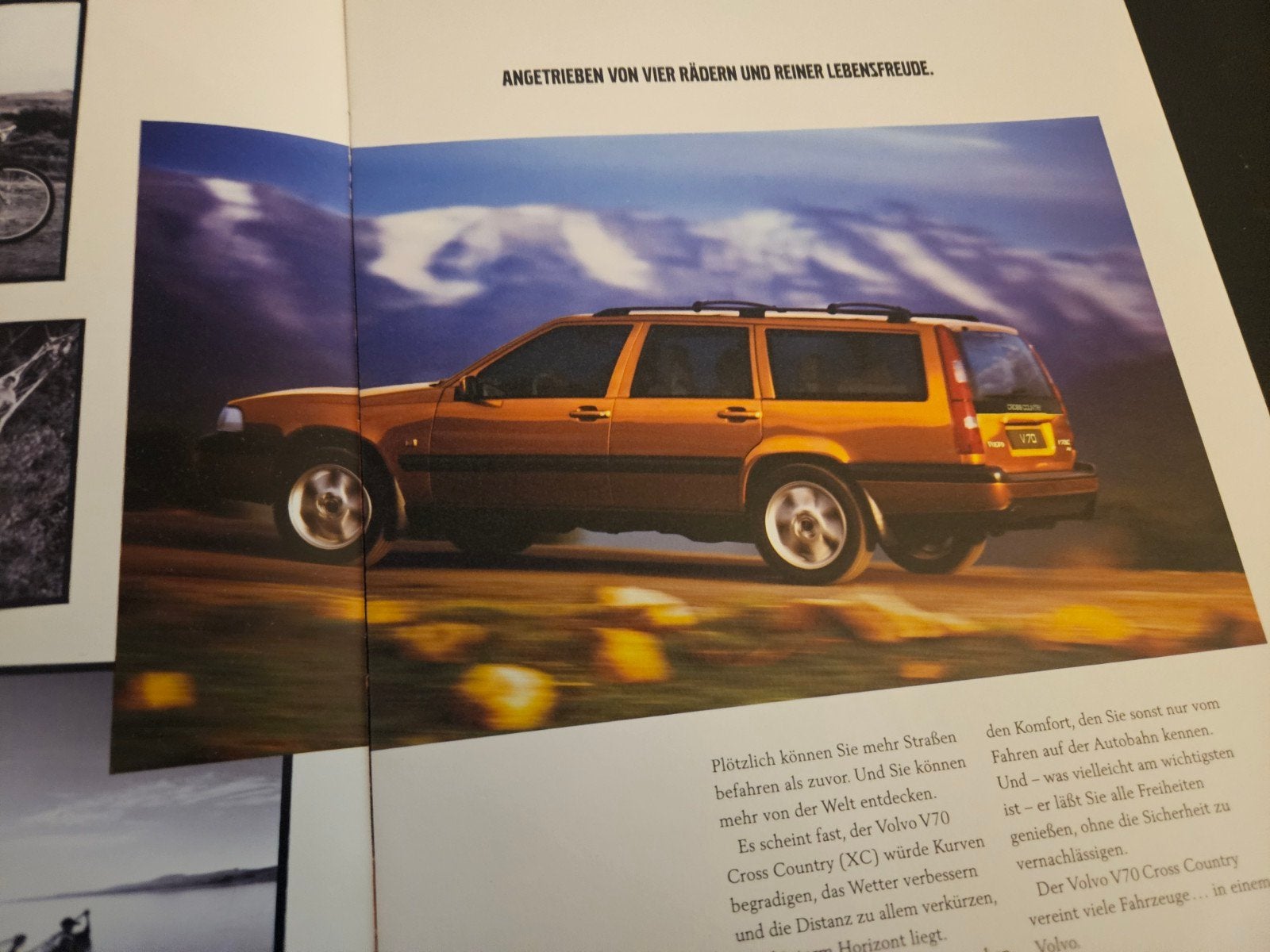 Brochure Volvo V70 XC AWD 1998, Boeken, Ophalen of Verzenden, Zo goed als nieuw, Volvo