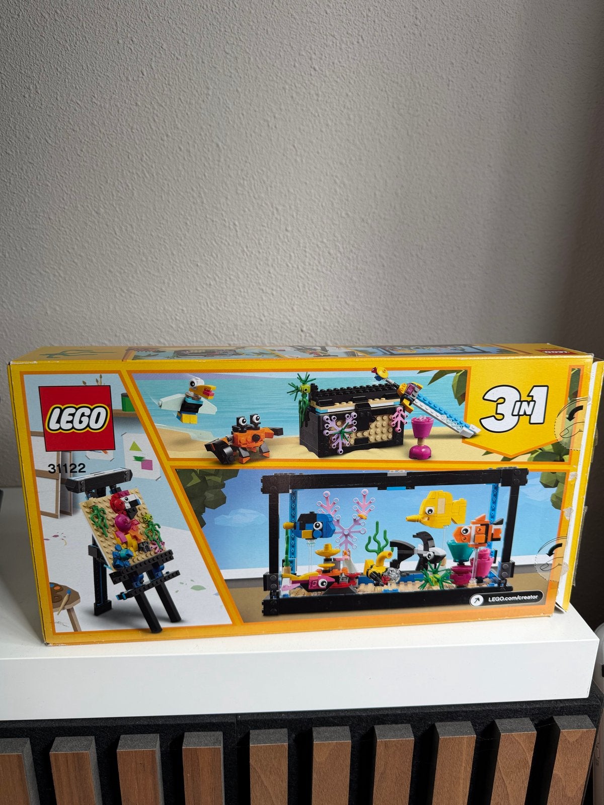 LEGO Creator 3in1 Vissen in aquarium (31122), Ophalen of Verzenden, Zo goed als nieuw