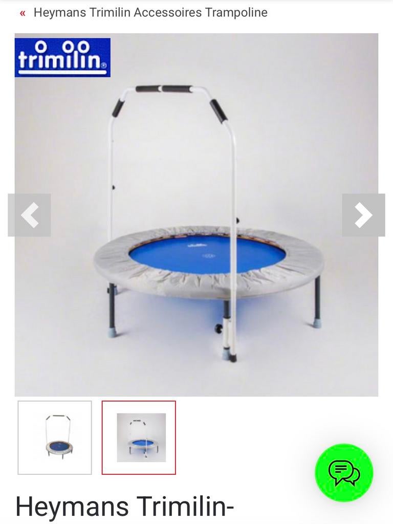 Trimilin Evenwichtsstang voor mini trampoline, Ophalen of Verzenden, Zo goed als nieuw