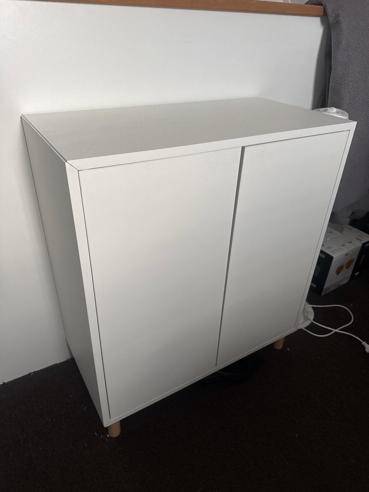 2x IKEA Eket kasten wit - Zo goed als nieuw, Ophalen of Verzenden, Zo goed als nieuw