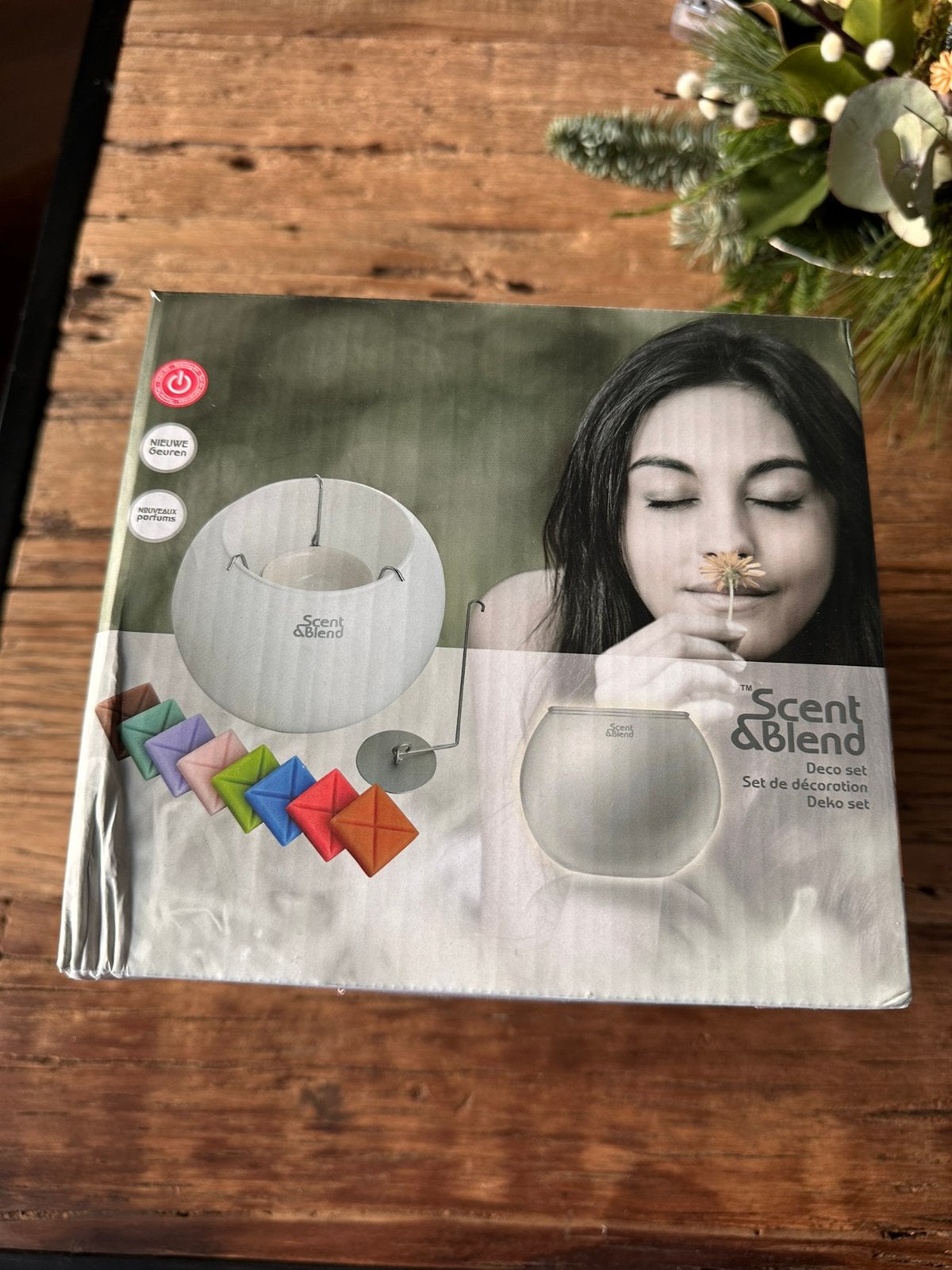 NIEUW! Gusta Scent & Blend Geurset / windlicht + Wax Melts, Huis en Inrichting, Overige typen, Nieuw, Ophalen of Verzenden, Glas