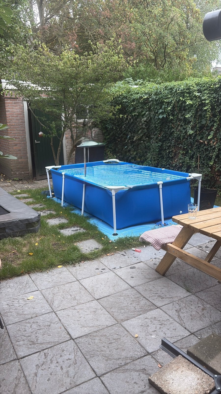 Intex Rechthoekig Frame Zwembad - 260 x 160 x 65 cm, Ophalen, Minder dan 80 cm, Opzetzwembad, Rechthoekig