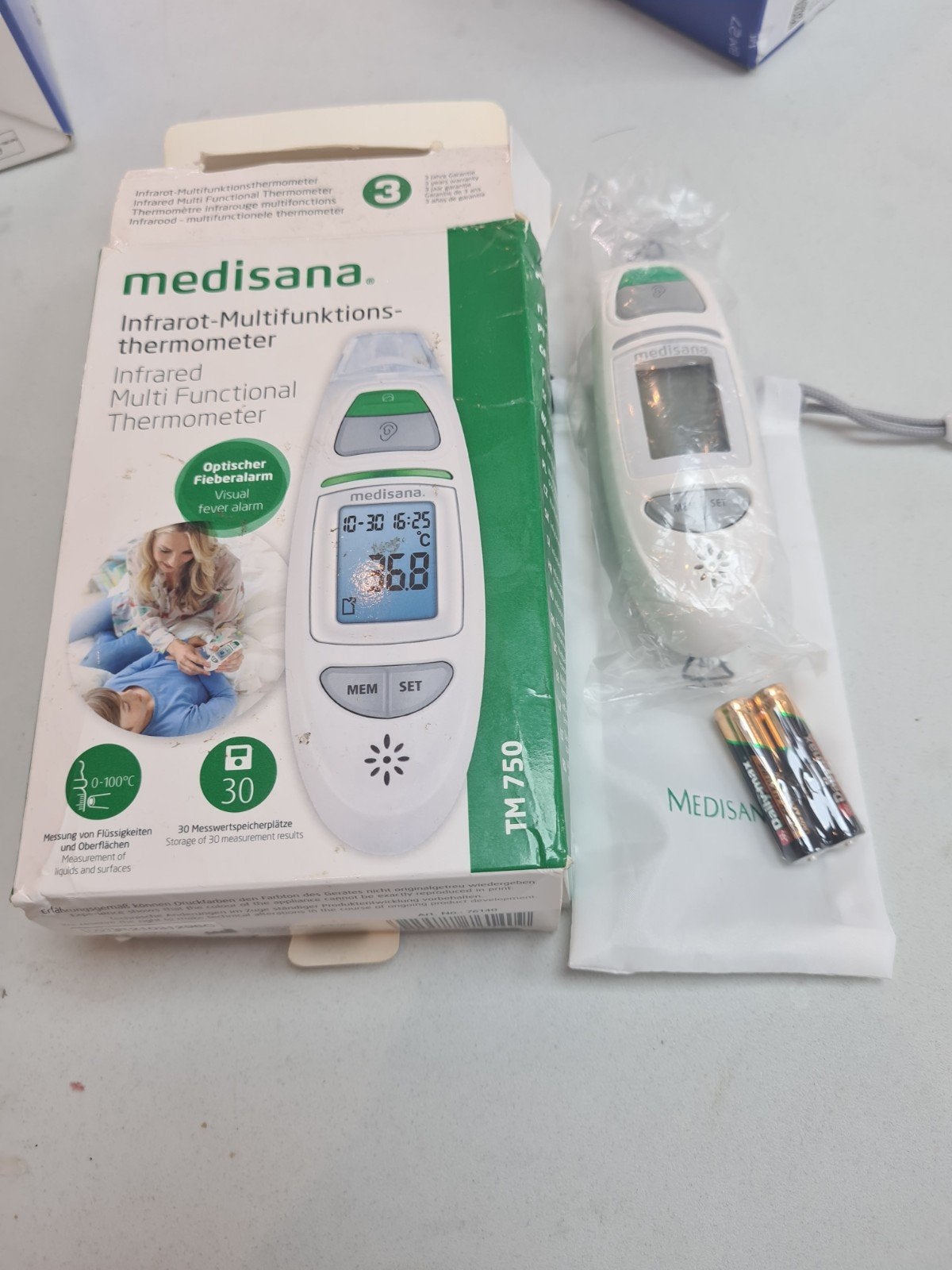 Medisana Infrarood Multifunctionele Thermometer TM 750, Ophalen of Verzenden