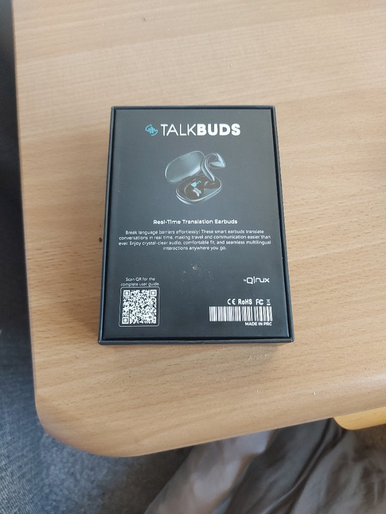 qinux talkbuds, Bluetooth, Overige typen, Nieuw, Zwart