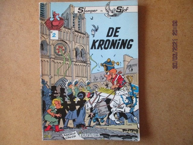 adv3871 slemper en slof, Eén stripboek, Ophalen, Gelezen