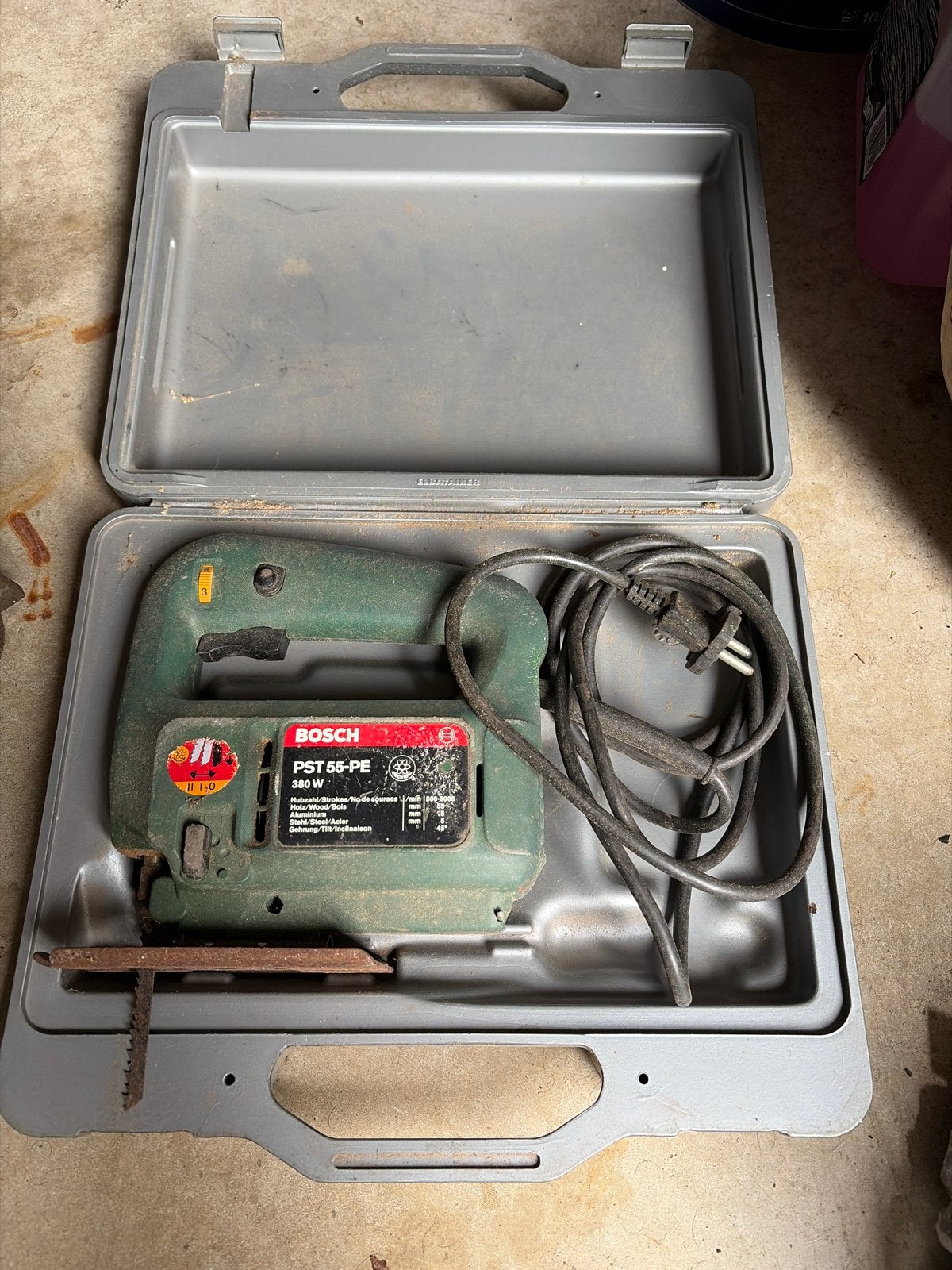 Bosch PST 55-PE Decoupeerzaag - 380W, Ophalen, Gebruikt, Decoupeerzaag, 30 tot 70 mm