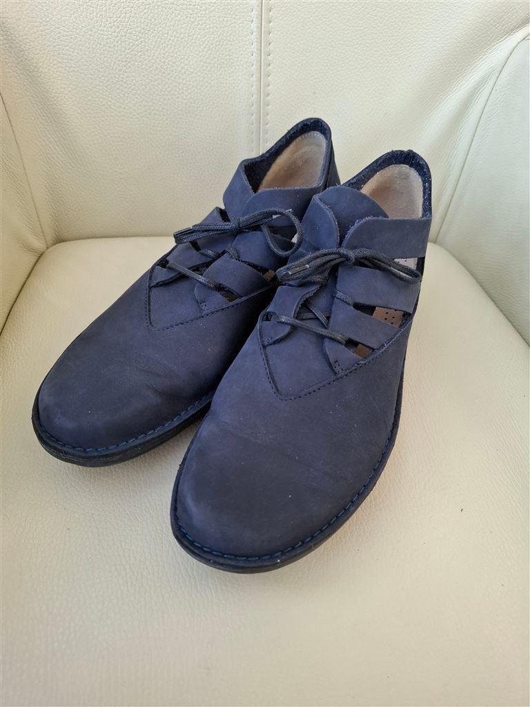 Loints of Holland schoenen, blauw nubuck, maat 40,5, Ophalen of Verzenden, Gedragen, Blauw, Sneakers of Gympen
