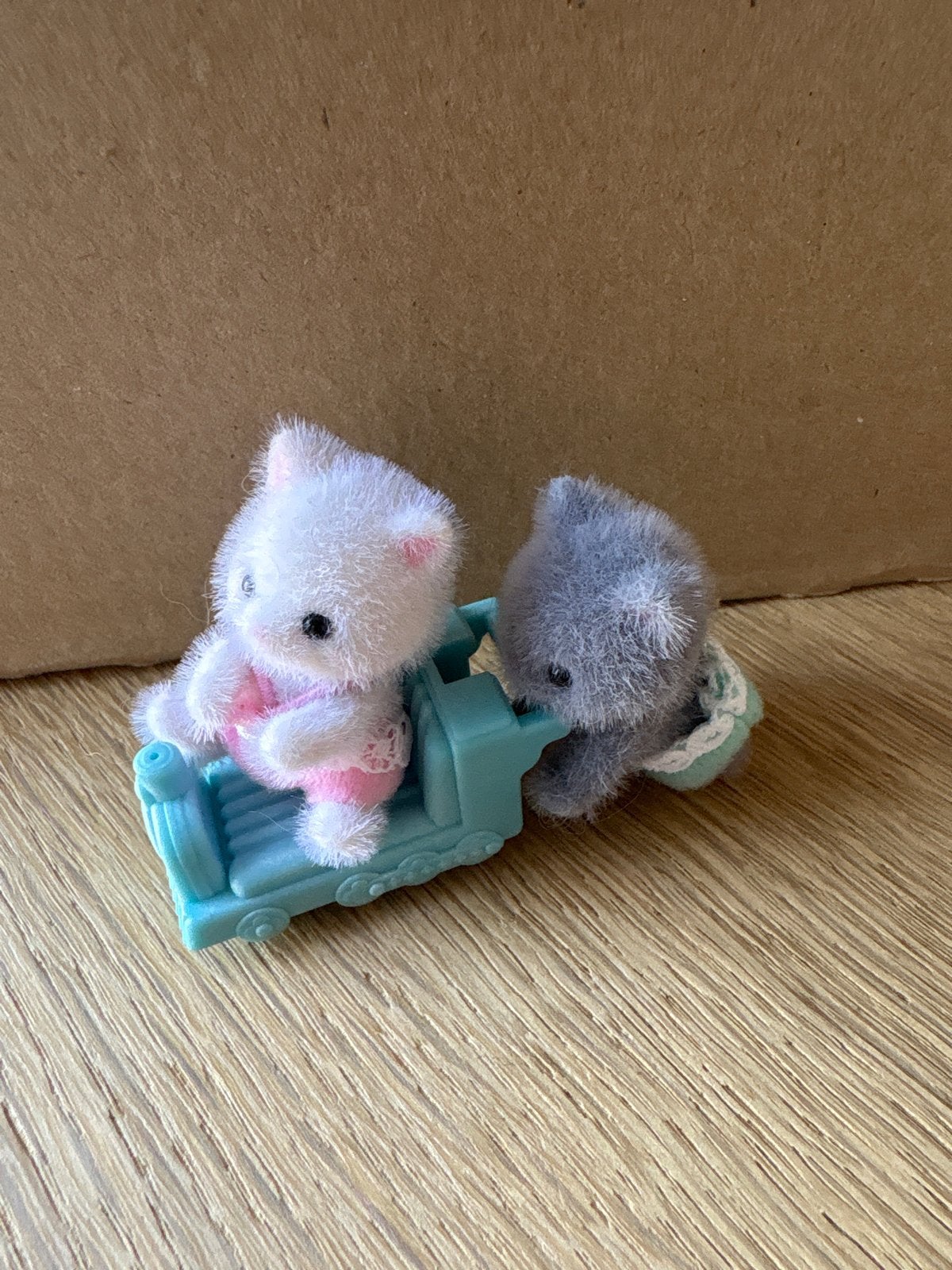 Sylvanian Families Tweeling Perzische Katten 5457, Ophalen of Verzenden, Zo goed als nieuw, Jongen of Meisje