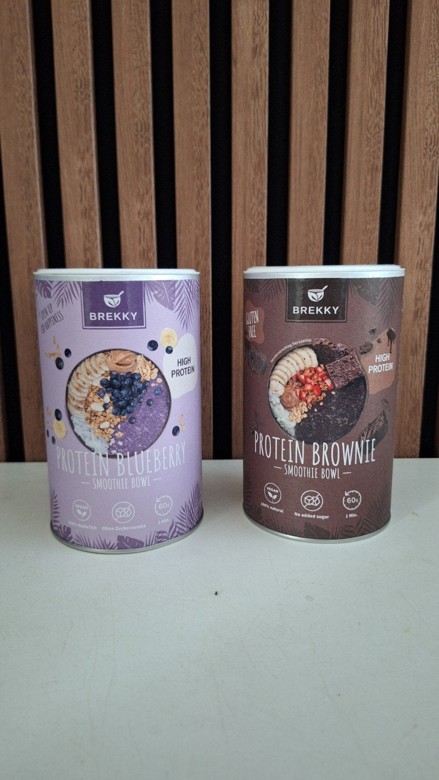 Brekky Protein Brownie & Protein Blueberry, Sport en Fitness, Ophalen of Verzenden, Nieuw, Poeder of Drank