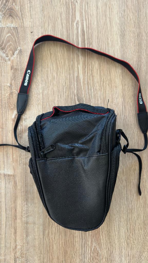 Canon EOS Cameratas (Holster) – Compact, Gevoerd, Ophalen of Verzenden, Zo goed als nieuw, Schoudertas, Canon