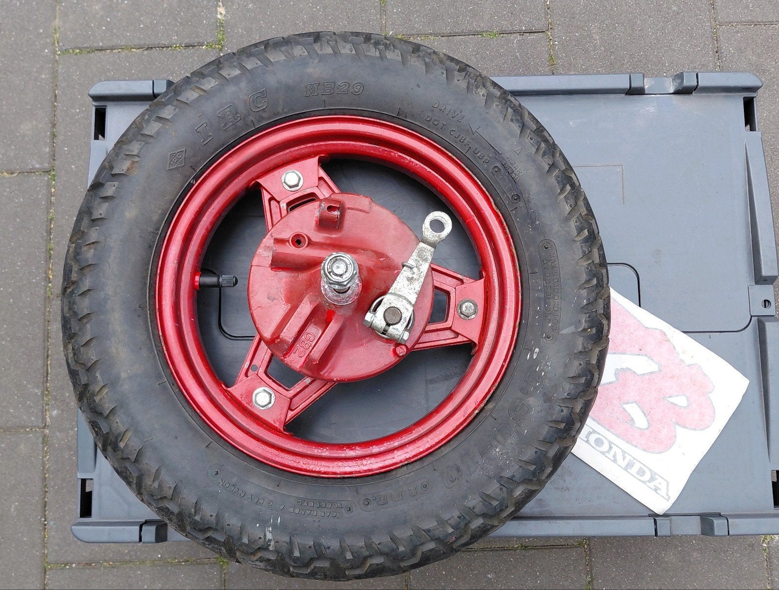 Zeer goed set wielen. Honda ZB50, Ophalen of Verzenden, Gebruikt, Overige typen, Overige merken