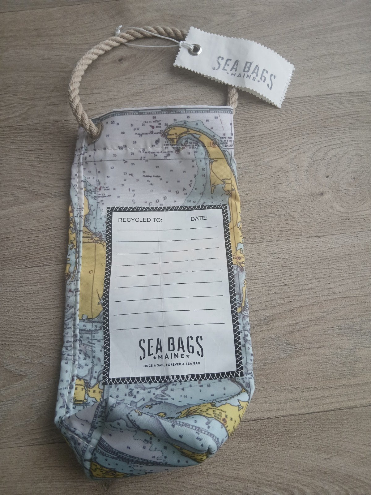 Stoere handgemaakte wijntas - Sea bags Maine - niet gebruikt, Ophalen, Nieuw, Overige typen