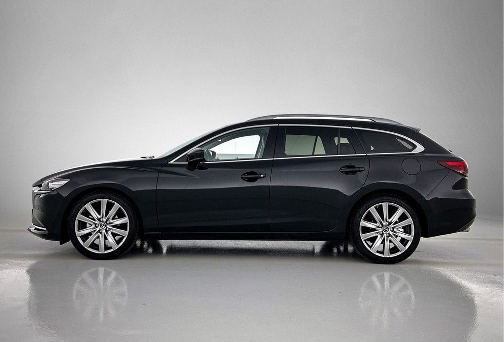 Mazda 6 Sportbreak 2.0 SkyActiv-G 165 Exclusive-Line | BOSE, Auto's, Mazda, Gebruikt, 4 cilinders, 6 sportbreak, Zwart