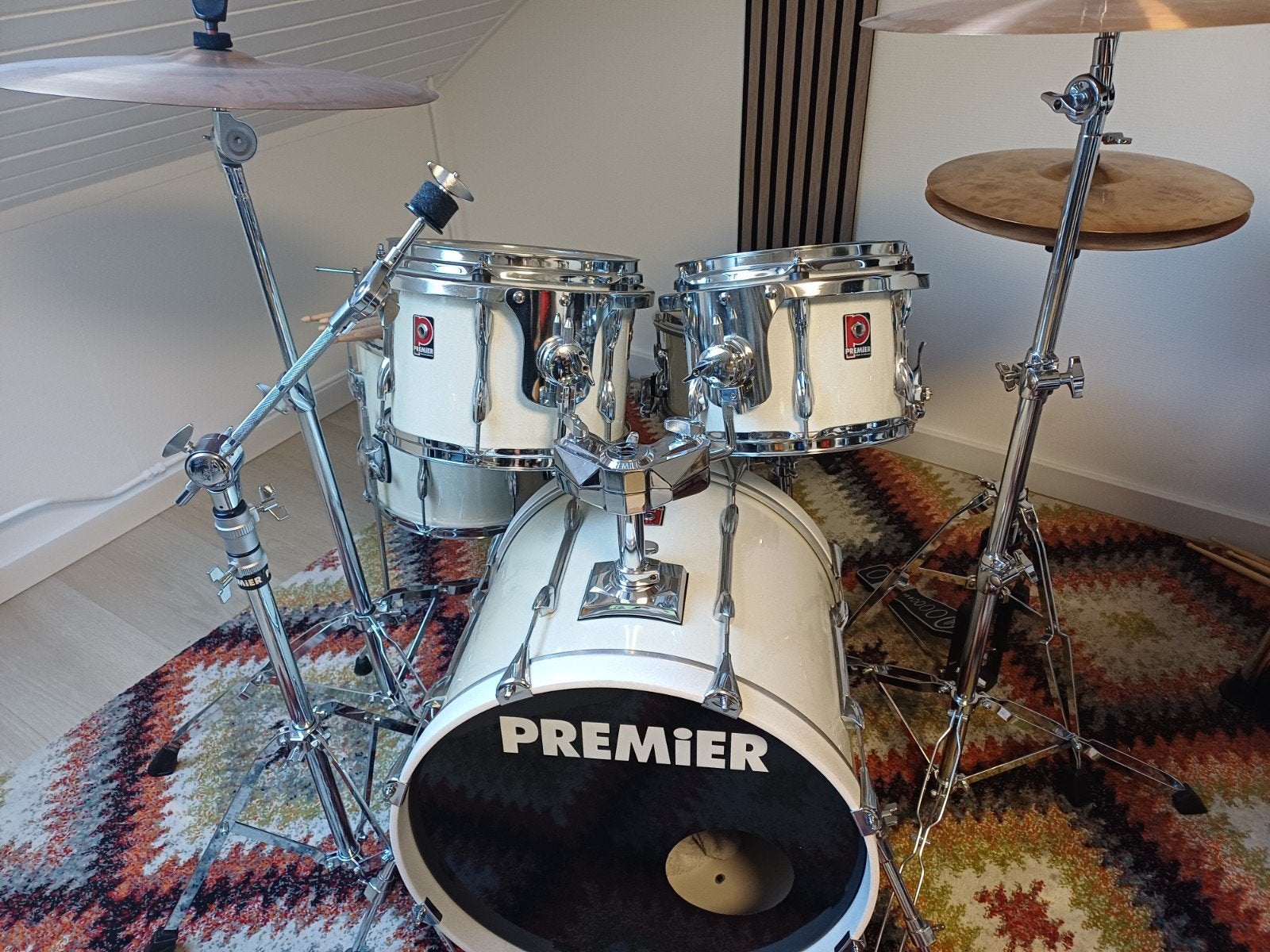 Vintage premier drumstel in perfecte staat ., Ophalen, Zo goed als nieuw, Premier