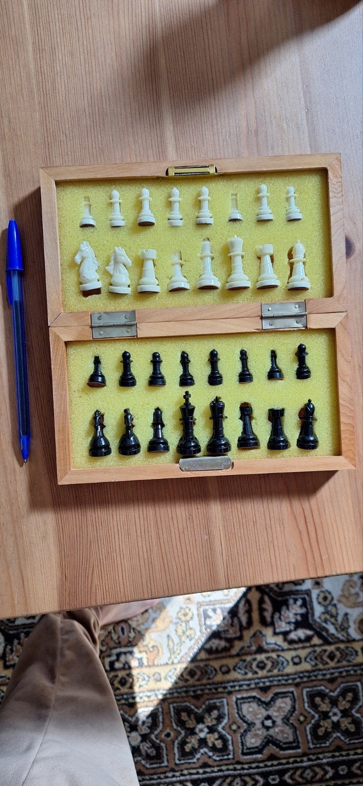 Uitklapbaar Reis Schaakspel - Compact en Draagbaar, Een of twee spelers, Ophalen, Gebruikt, Reisspel