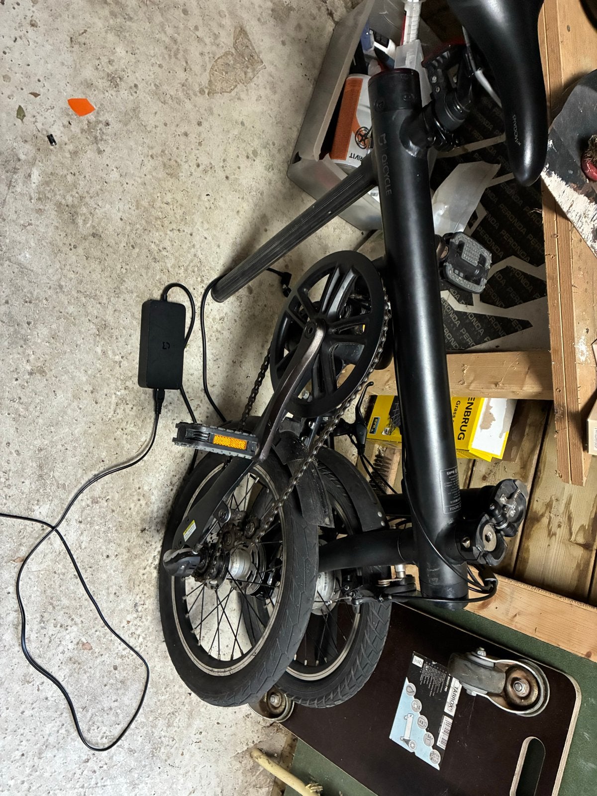 Compacte Qicycle Vouwfiets - Ideaal voor woon-werkverkeer, Fietsen en Brommers, Gebruikt, Ophalen, Overige merken, Totaal opvouwbaar