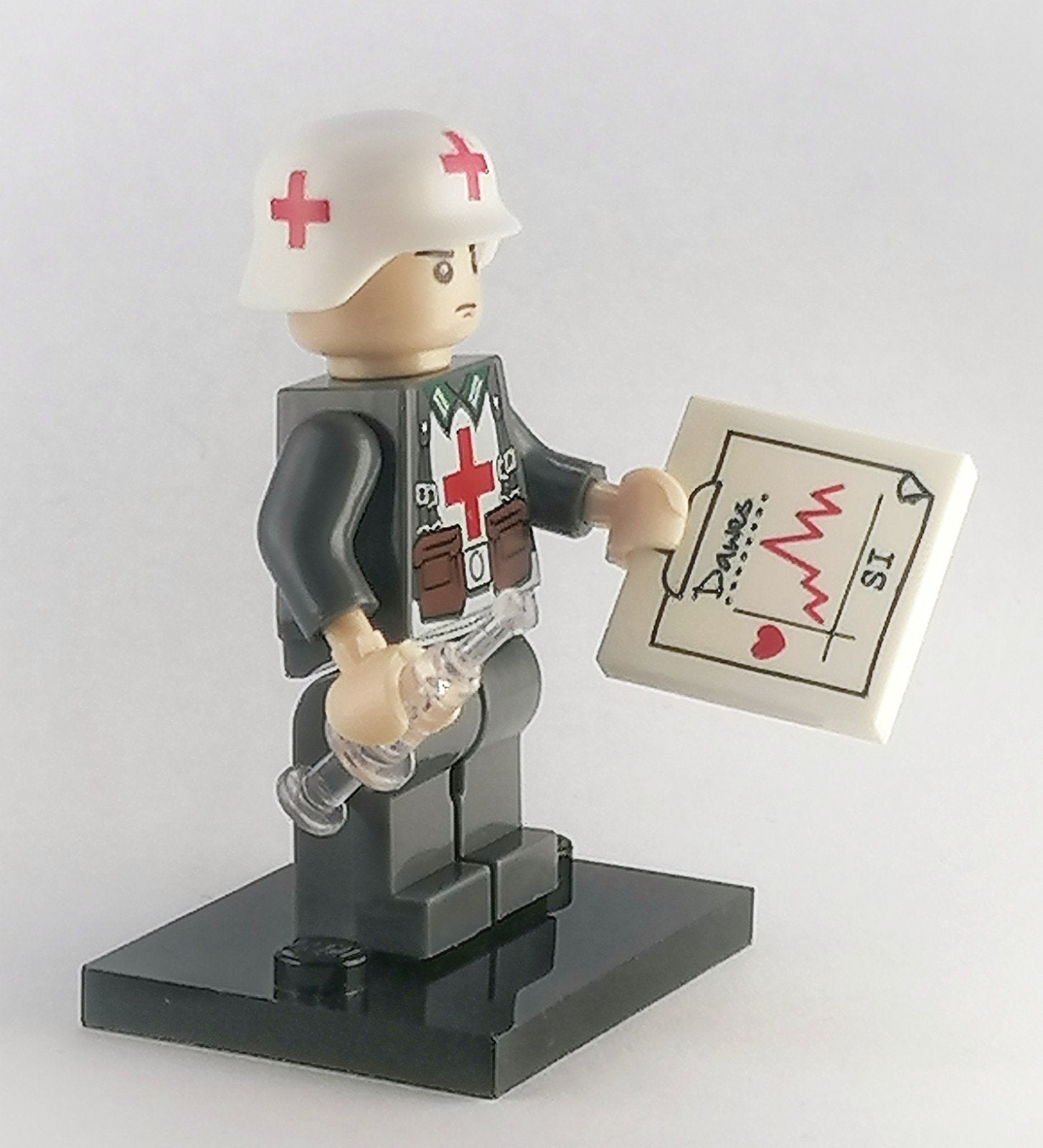 WW2 minifiguur Duitse soldaat Hospik € 3,00, Ophalen of Verzenden, Zo goed als nieuw