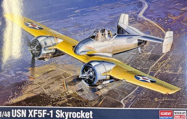 Coelianmodels, Academy 12363, USN XF5F-1, 1/48 € 21,99, Overige merken, Nieuw, Ophalen of Verzenden, Groter dan 1:72