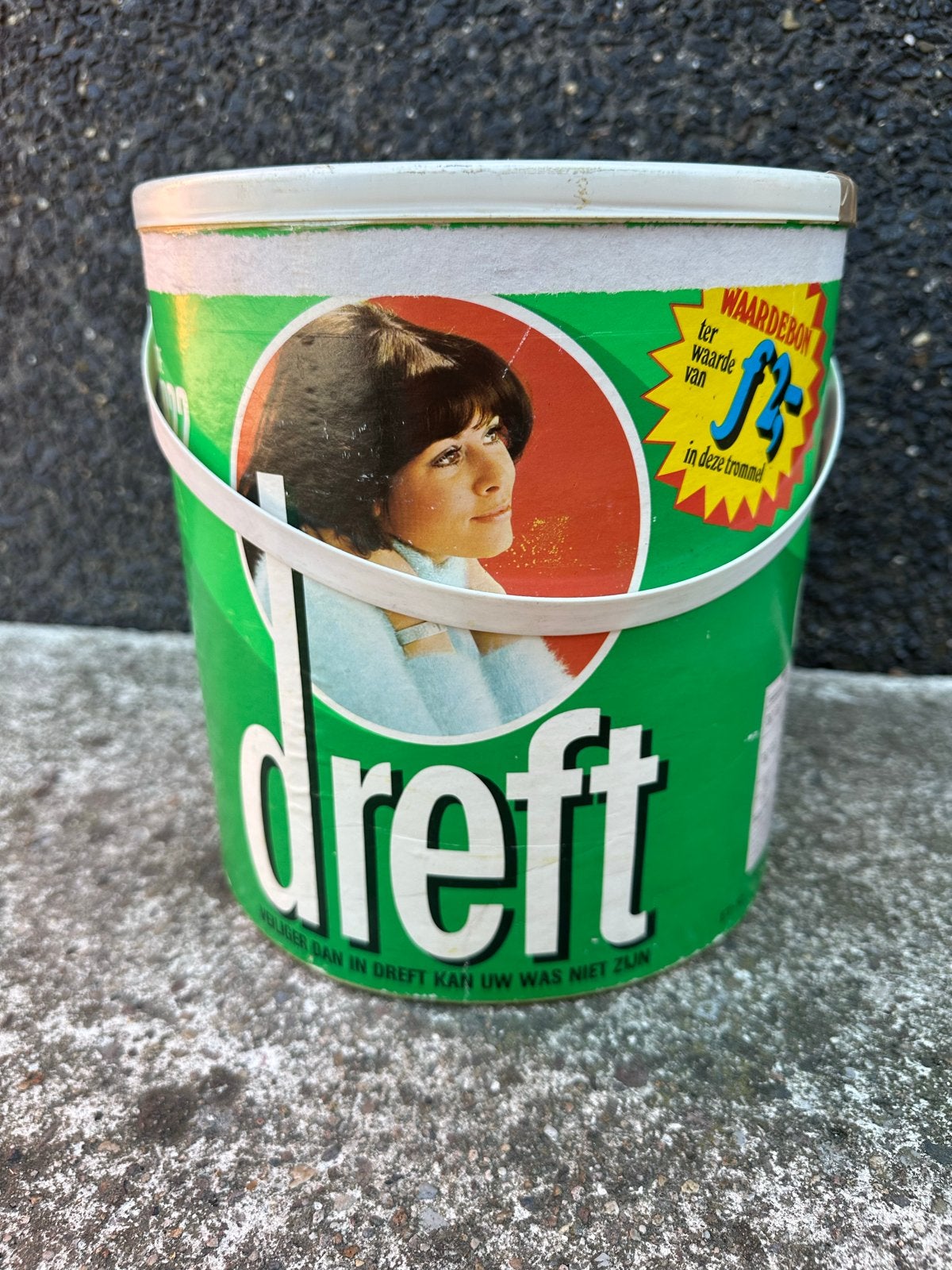 Vintage  kartonnen wasmiddelverpakking Dreft, Ophalen of Verzenden, Gebruikt