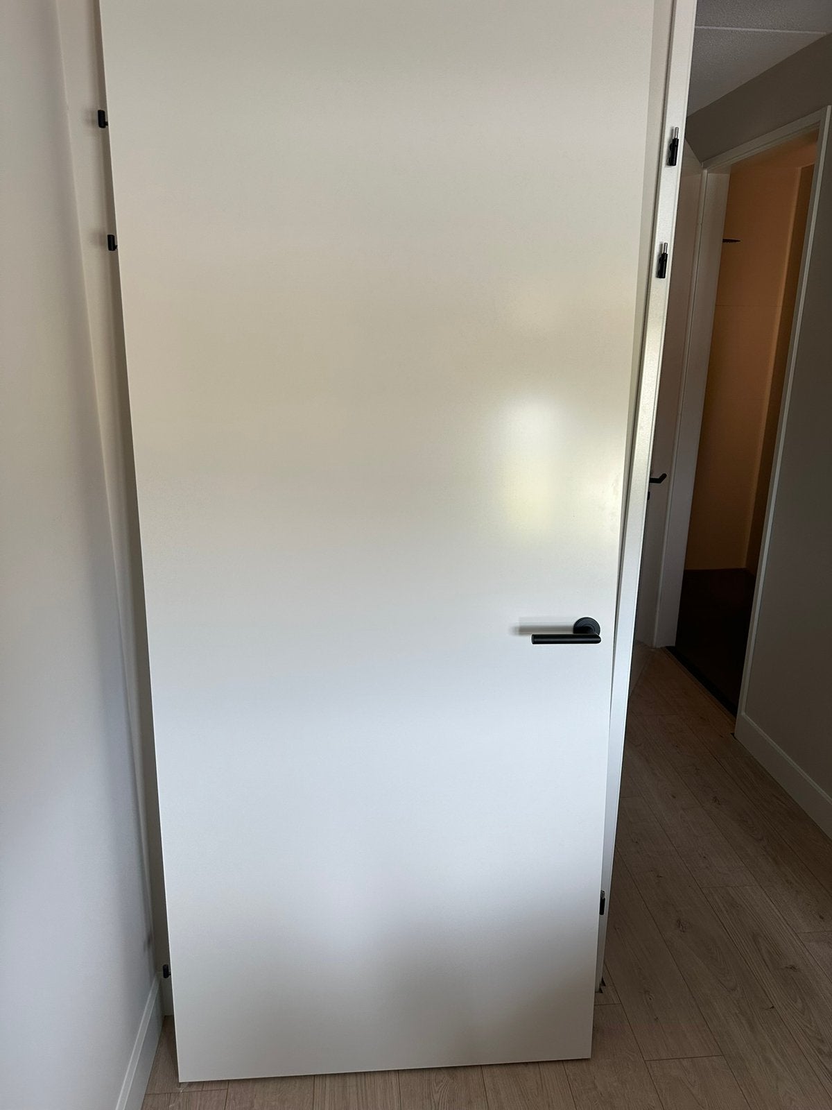 Svedex deuren met zwarte handgrepen INCLUSIEF KOZIJNEN!!, Ophalen, Zo goed als nieuw, Binnendeur, 215 cm of meer