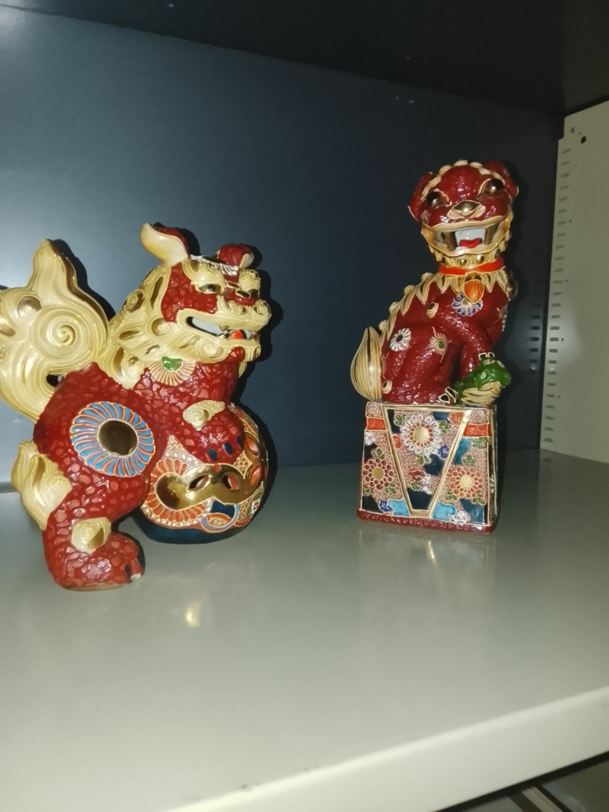 Japanse foo dog  oud gesigneerd, Ophalen of Verzenden