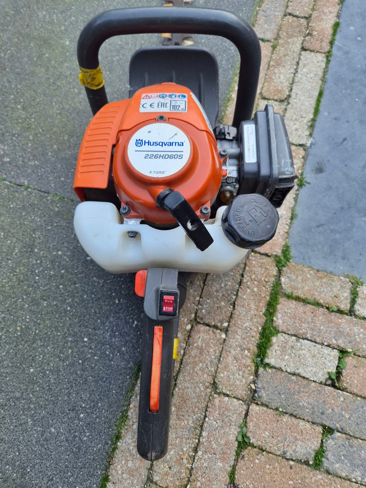 Husqvarna 226HD60S Benzine Heggenschaar start, Ophalen of Verzenden, Gebruikt, Benzine, Husqvarna
