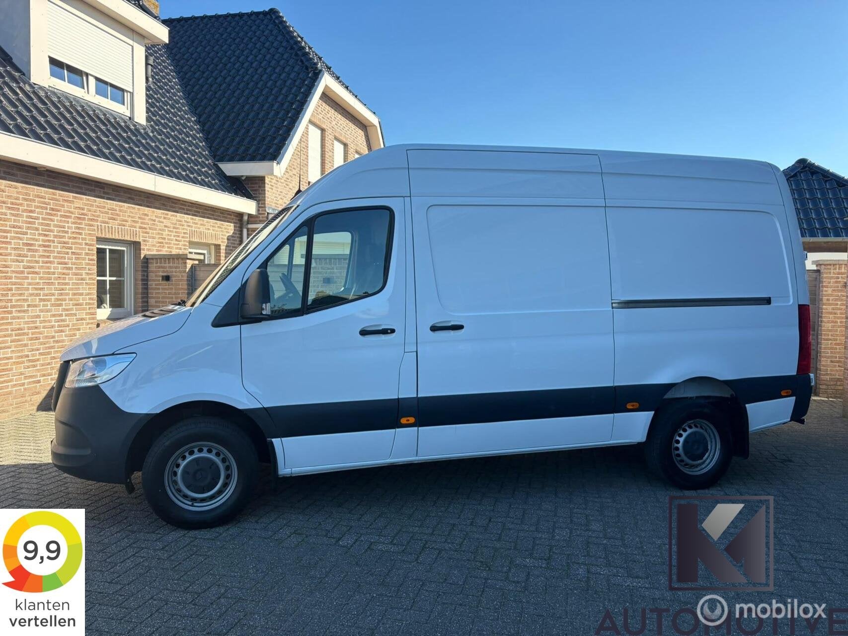 Mercedes Sprinter 319 3.0V6 CDI L2H2|Dealer ond|Trekhaak|Car, Auto's, Automaat, Dealer onderhouden, Achterwielaandrijving, 190 pk