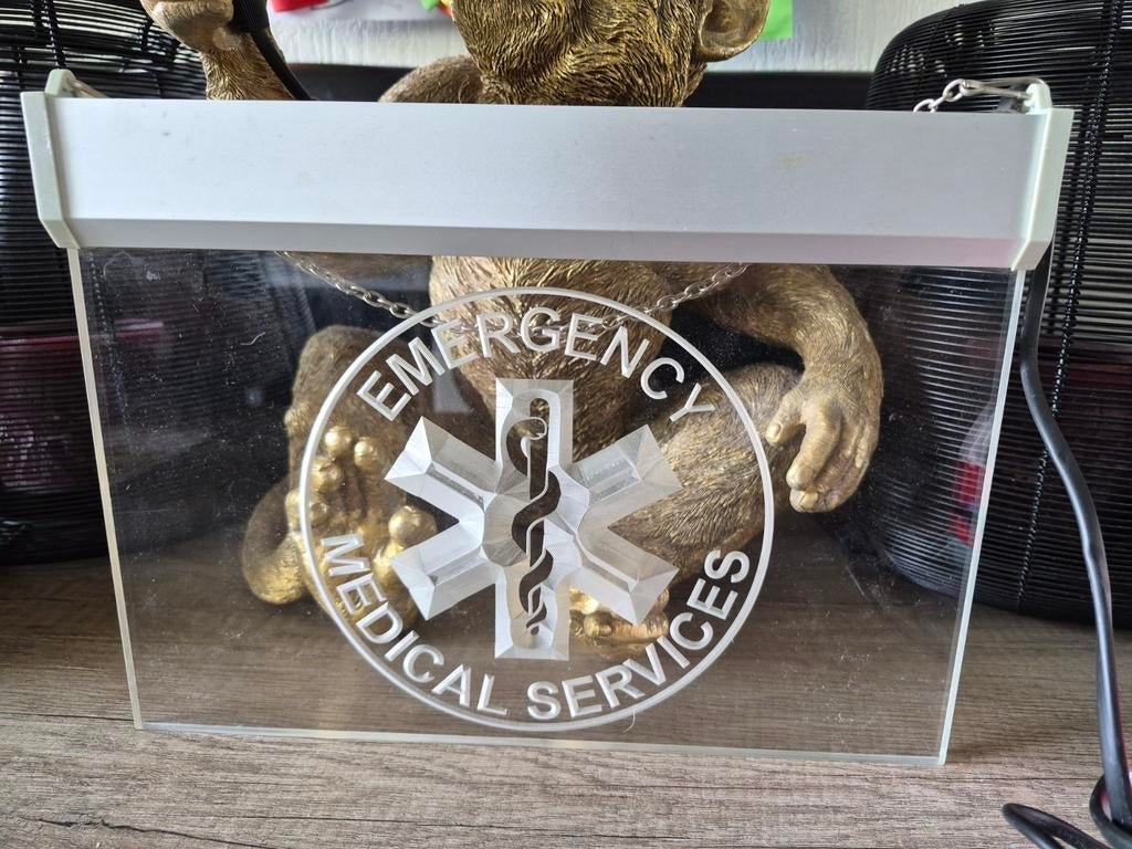 Emergency Medical Services LED Lichtbord - Ambulance, Ophalen of Verzenden, Gebruikt, Modern, Medisch, Decoratief