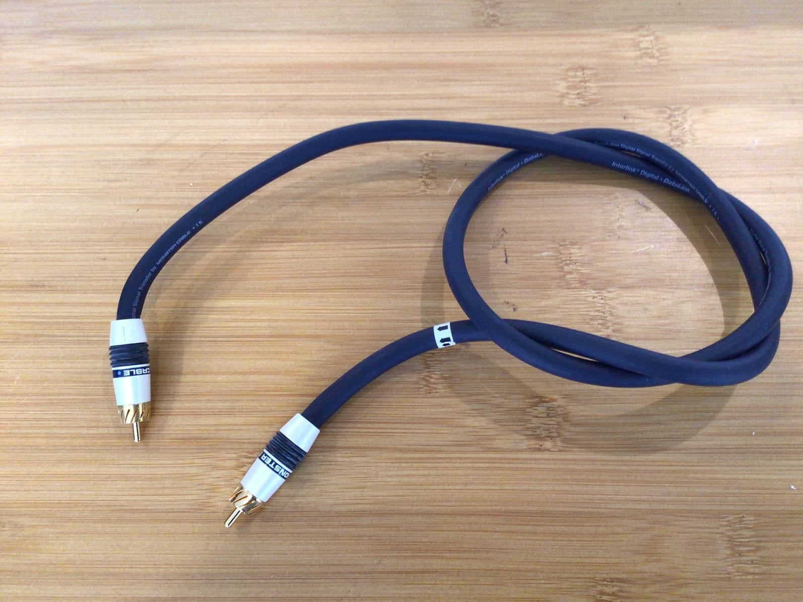 Monster  Digital Coax kabel IDL 100 1 mtr, Audio, Tv en Foto, Audiokabels en Televisiekabels, Ophalen, Zo goed als nieuw, Minder dan 2 meter