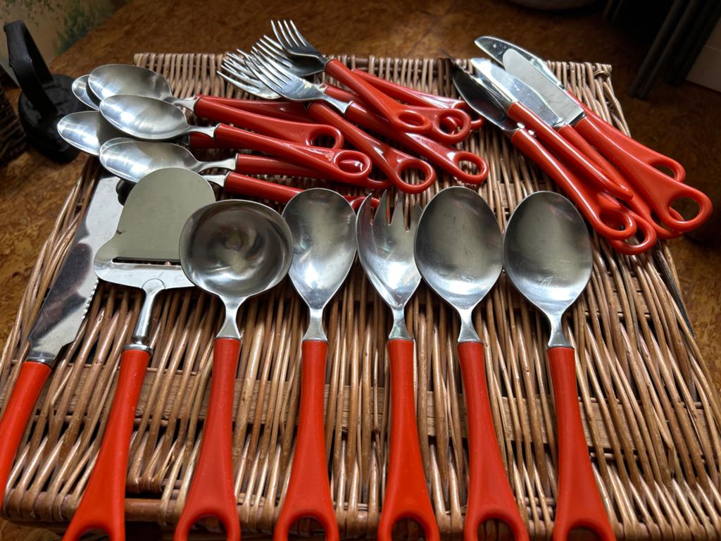 Vintage Bestekset Sola Elite Bistro en Servies van Mepal, Huis en Inrichting, Keuken | Bestek, Ophalen of Verzenden, Rvs of Chroom