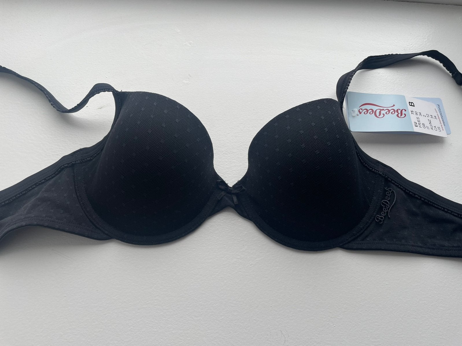 Nieuwe BeeDees bh 75A of 75B, Ophalen of Verzenden, Zwart, BH