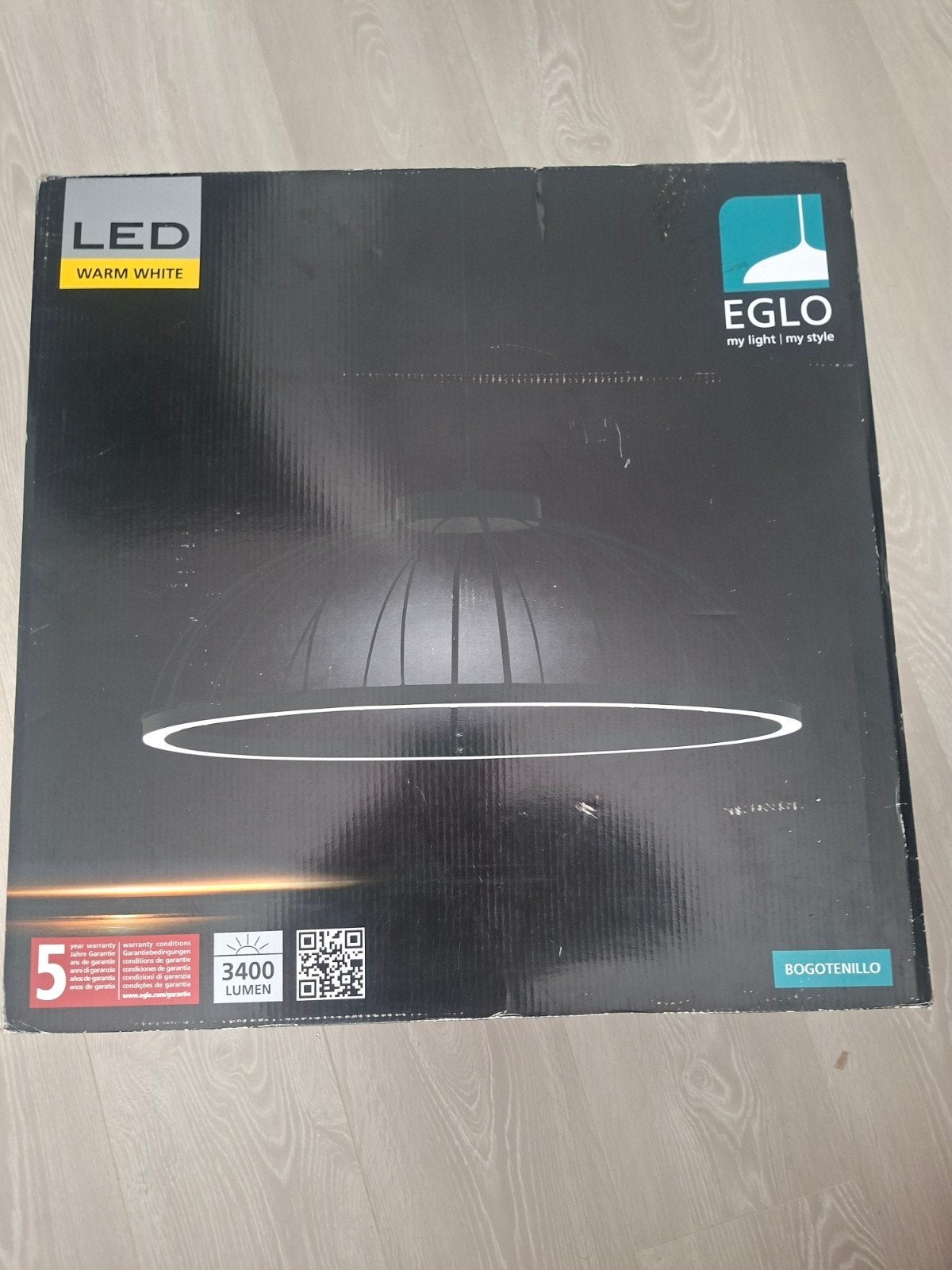 Nieuw EGLO Bogotenillo LED Hanglamp Zwart - Modern Design, Ophalen, Modern, Industrieel, Nieuw, Overige fittingen