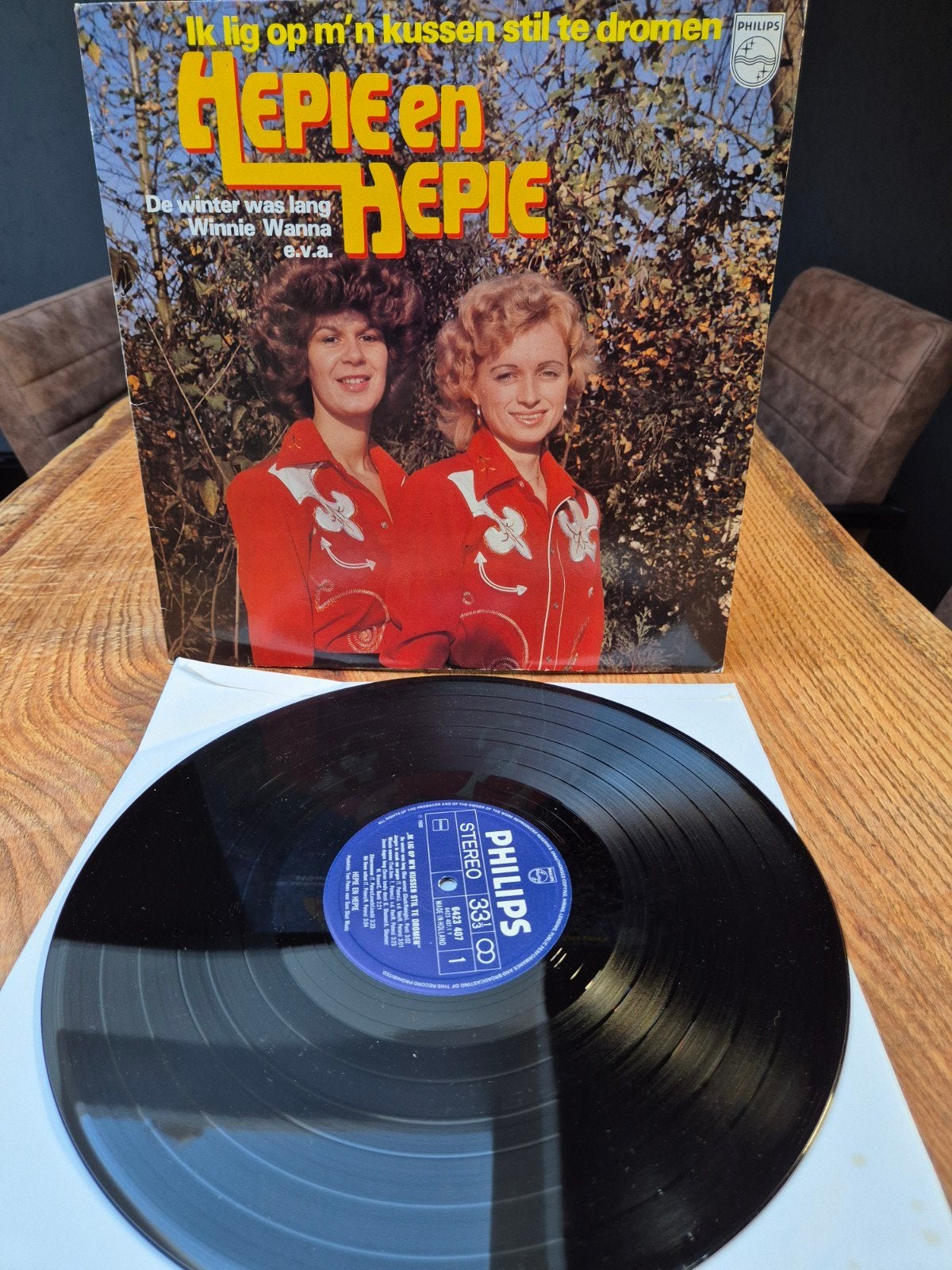 Hepie en Hepie - Ik lig op m'n kussen stil te dromen LP, Gebruikt, Originele persing, Ophalen of Verzenden, 1970 - 1979