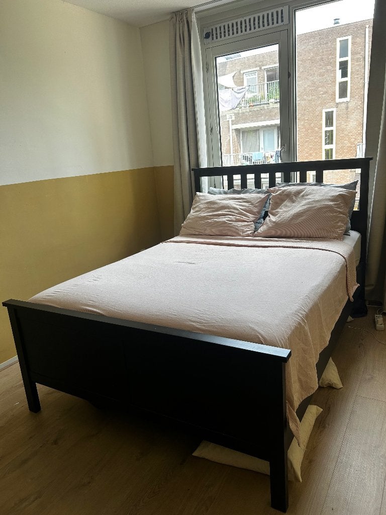 Hemnes ikea bed 140x200, Huis en Inrichting, Slaapkamer | Bedden, Ophalen, Overige kleuren, Tweepersoons, 140 cm