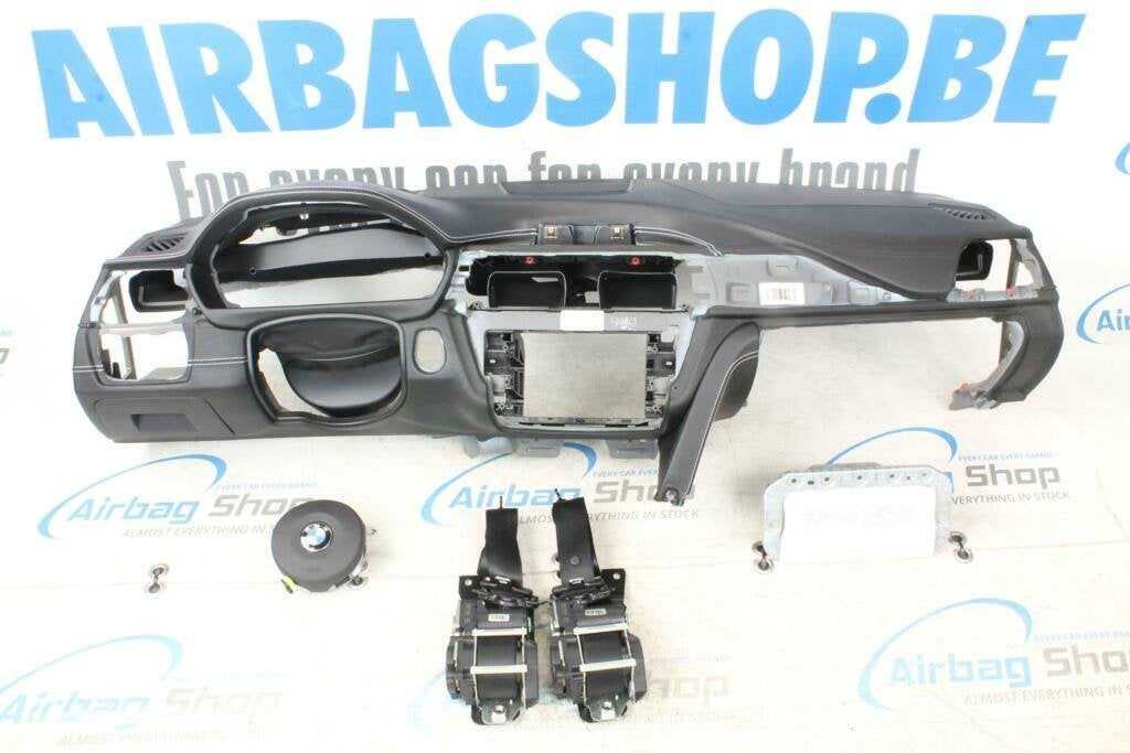 Airbag set Dashboard HUD zwart wit stiksel BMW 4 serie, Gebruikt, Ophalen of Verzenden