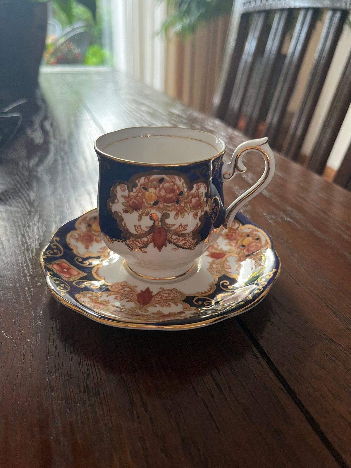 Royal Albert kop en schotel heirloom, Ophalen