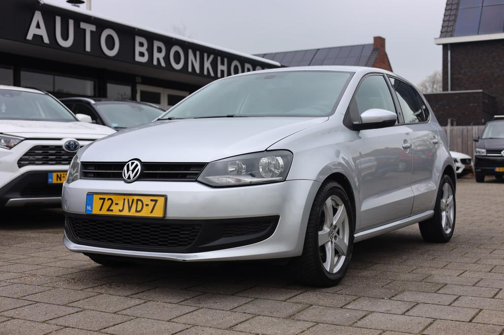 Volkswagen Polo 1.2-12V AIRCO | CRUISE | 16 INCH | APK | RIJ, Voorwielaandrijving, Euro 5, Zwart, 1198 cc