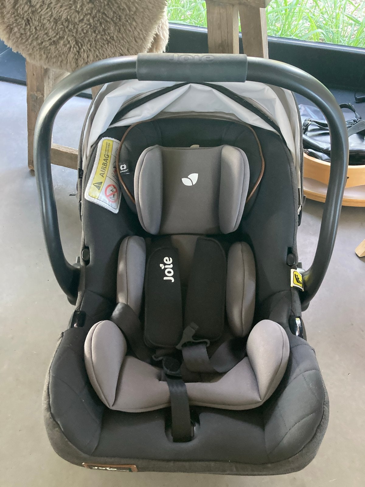 Joie Signature i-Level autostoel 0-13 kg, Autogordel of Isofix, Verstelbare rugleuning, Zo goed als nieuw, 0 t/m 13 kg