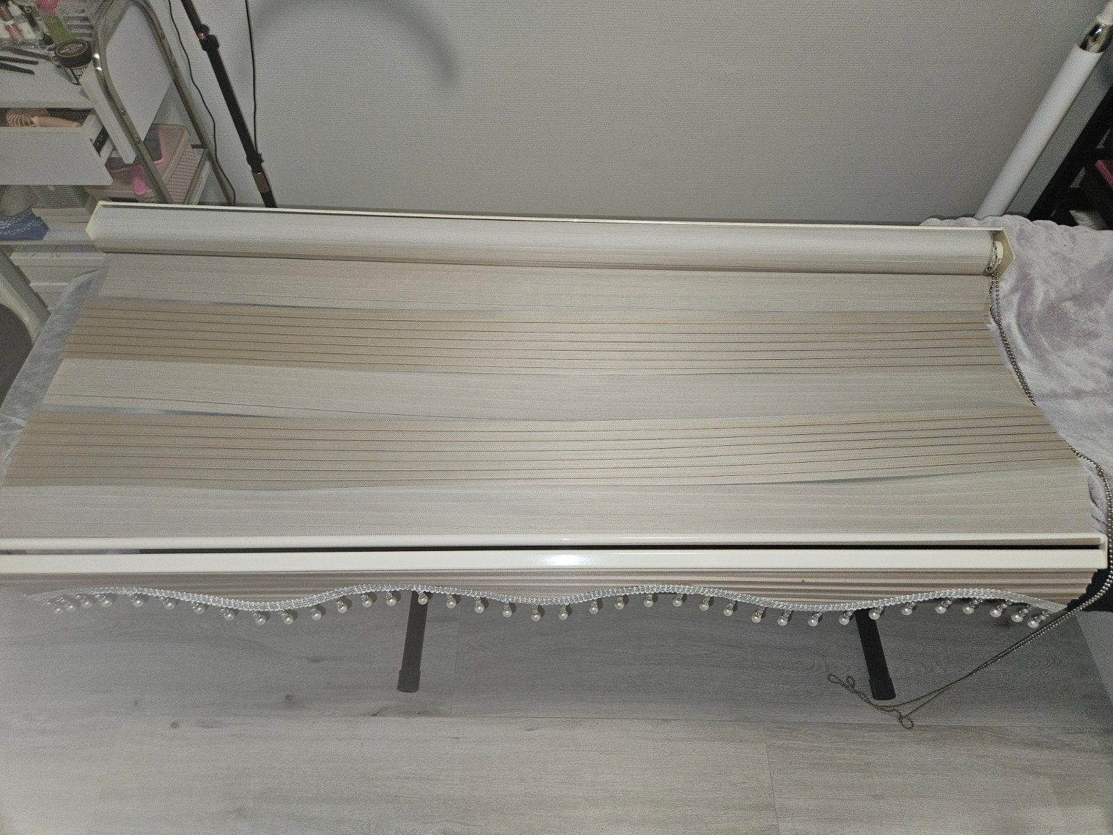 Luxe duo rolgordijn 1.402.00 en 1.80x2.00, Ophalen, Beige, Overige maten, Overige maten
