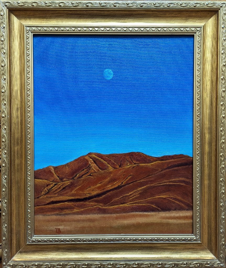 "Berglandschap" Schilderij, Verzenden