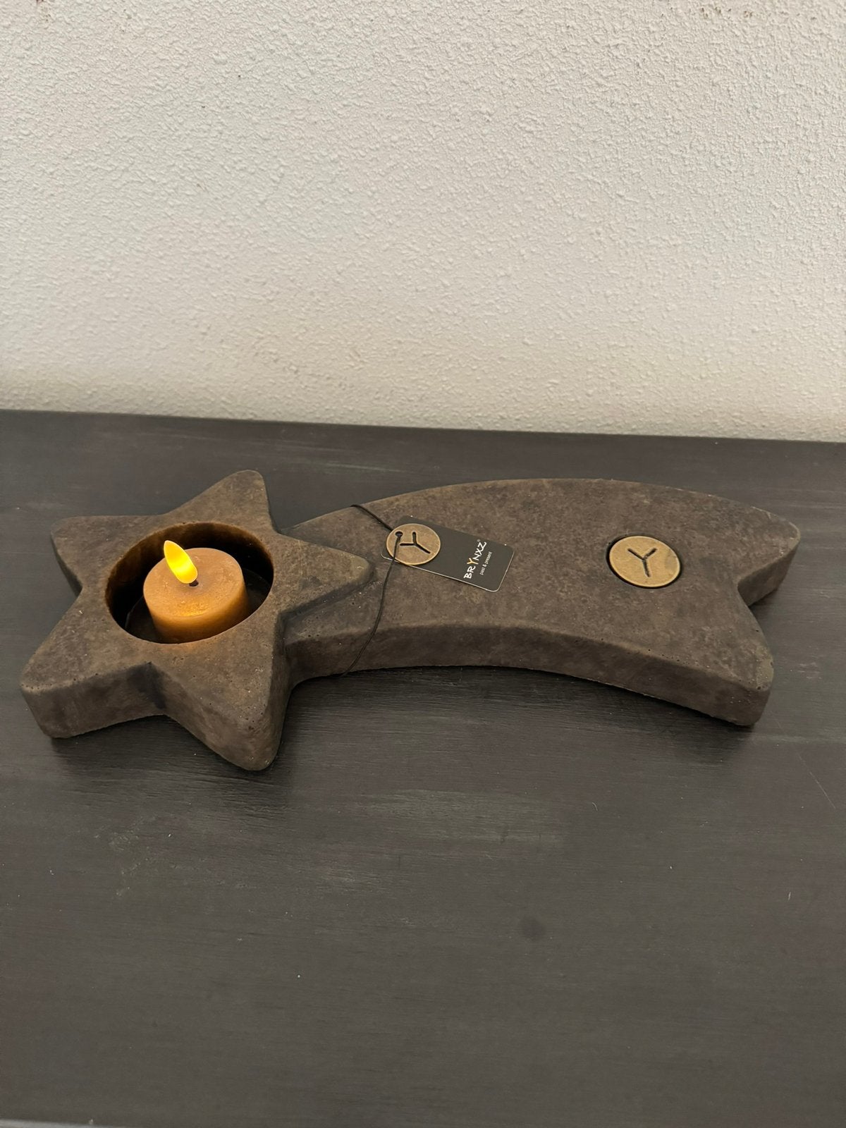 BRYNXZ tealight ster Majestic Brown., Ophalen of Verzenden, Nieuw