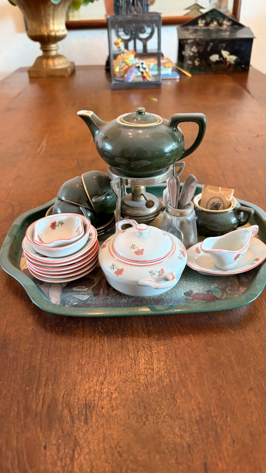 Antiek speelgoed servies, meer dan 100 jaar oud, Antiek en Kunst, Ophalen of Verzenden