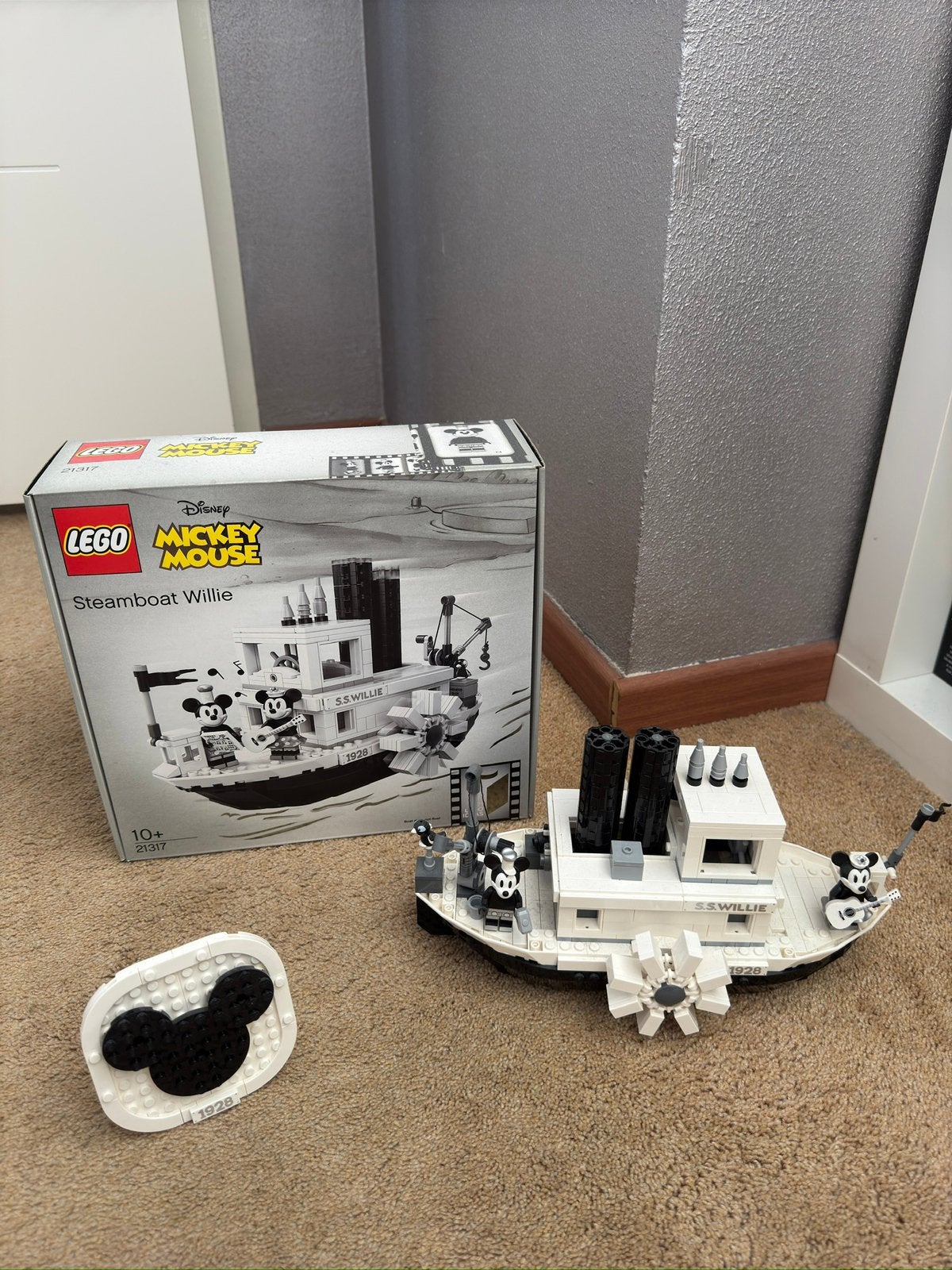 Lego 21317 steamboat willy disney mickey mouse idea, Lego, Ophalen of Verzenden, Zo goed als nieuw, Compleet