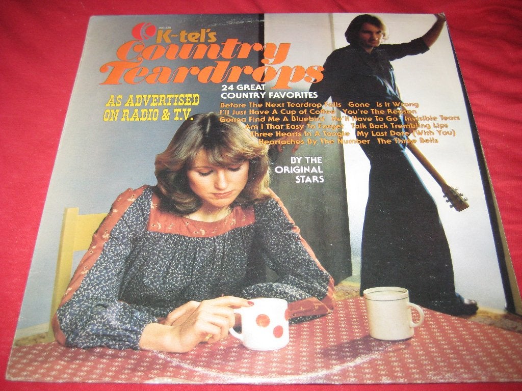 LP, K-tels Country Teardrops, Ophalen of Verzenden, Zo goed als nieuw, LP