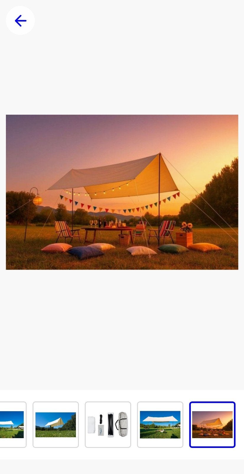 Clampingtent nieuw!, Tuin en Terras, Ophalen, Nieuw, Minder dan 5 meter